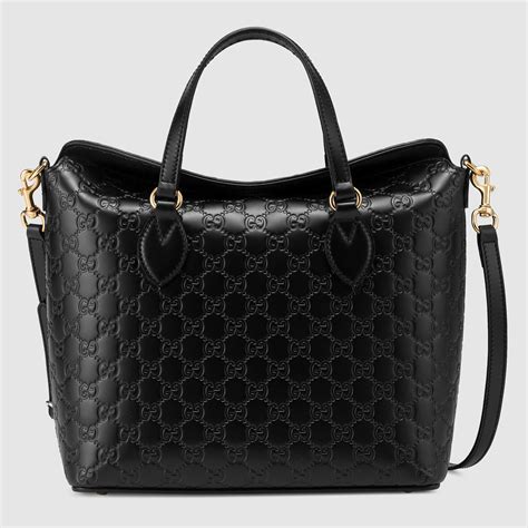 gucci shopper leder|gucci leather tote bag.